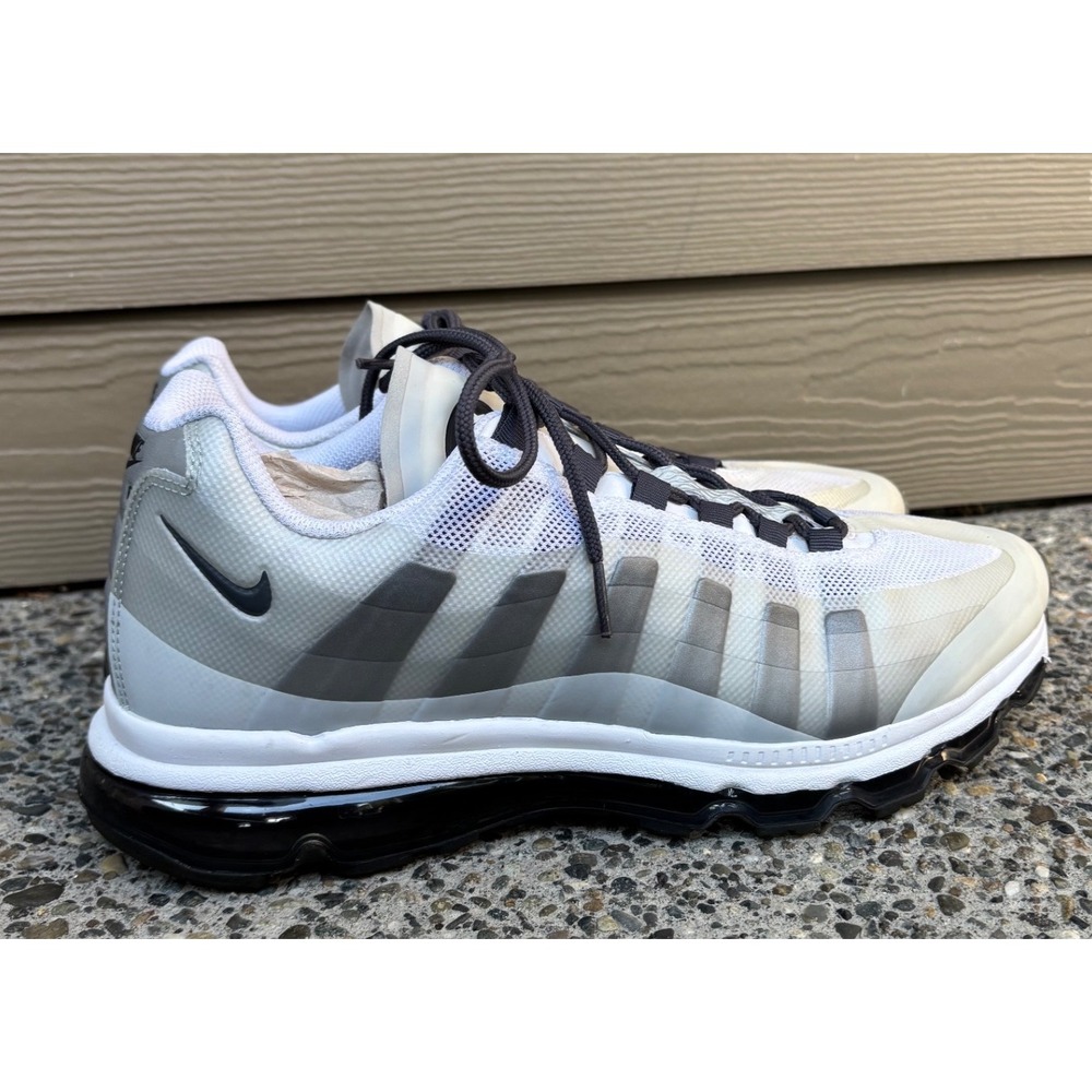 Nike Air Max+ Basketball Men's Size 11 Shoes Sneakers White Gray 511307-101